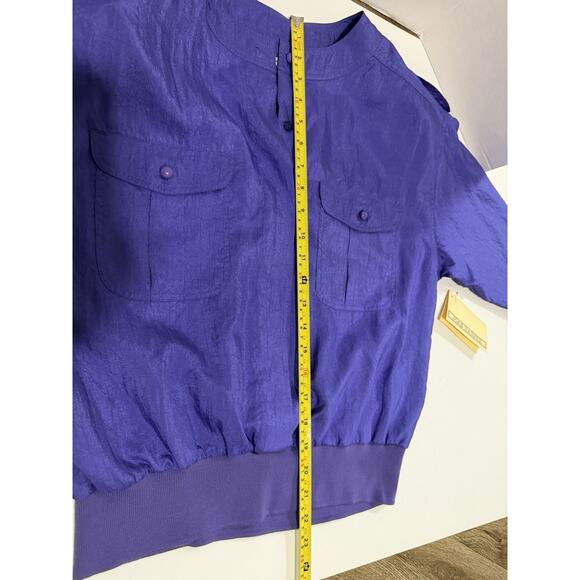 Brand New 90s Vintage Women’s Purple Joan Harper Top WITH Tags - Picture 11 of 14